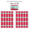 Big Dot of Happiness Elf Squad - Mini Candy Bar Wrapper Stickers - Kids Elf Christmas and Birthday Party Small Favors - 40 Count - 3 of 4