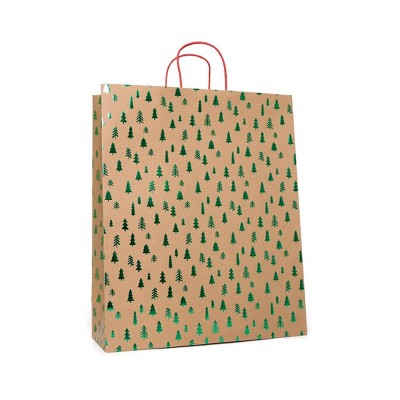 XLarge Gift Bag Tree on Kraft Green - Spritz™