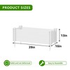 Spassay Outdoor PVC Garden Bed Patio Planter Box with Ground Stakes Planter Pot for Flowers Vegetables - 4 of 4