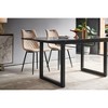 NicBex Mid-century Square Extendable Wood Dining Table with Metal Legs,Modern Rectangular Kitchen Table,Dining Room Furniture - 2 of 4