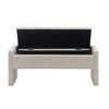 NicBex Linen Fabric Pull-Open Top Ottoman Bench with Storage,Upholstered Storage Ottoman for Bedroom,Entrance - 4 of 4