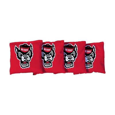 NCAA NC State Wolfpack Corn-Filled Cornhole Bags Red - 4pk