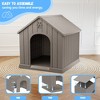 MooxvMoo Pointed-Roof Dog House,Outdoor&Indoor House,Outdoor Kennel for Yard, Patio, Garage, Easy to Assemble - 4 of 4