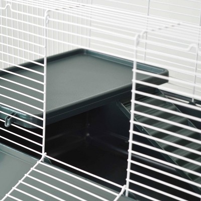 Deluxe Two Level Small Animal Cage with Ladder and Platform