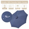 Yescom 9FT Wooden Patio Umbrella UV30+ for Beach Pool Wedding Party Table Market Garden Yard Hotel Deck Cafe Navy - 3 of 4