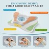 ChicFurnit Bed Pillows Supportive Memory Foam Pillow for Shoulder Ergonomic Neck Support Pillow for Bedroom, Gray, 24"*13"*5" - 3 of 4