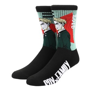 Spy X Family Loid Men's Black Athletic Crew Socks - 1 of 4