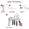 LunaLulinlk 12 Inch Stainless Steel Magnetic Knife Bar, Knife Holder, Knife Rack, Kitchen Utensil Holder, Tool Holder, Home Organizer - 3 of 4