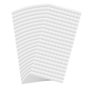 Unique Bargains 3D Dual-Adhesive Craft DIY Foam Dot Square Stickers White - 1 of 4