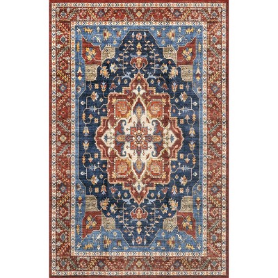 nuLOOM Hera SplashGuard Waterproof Machine Washable Area Rug