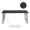 Lavish Home Modern Coffee Table with Hairpin Legs - Modern Industrial - 3 of 4