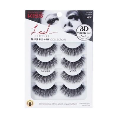 Kiss Lashes Lash Couture Triple Pushup - XL Collection 01 Black :  : Beauty & Personal Care