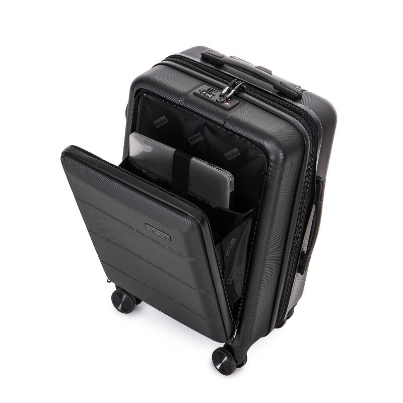 InUSA Elysian Lightweight Hardside Carry On Spinner Suitcase, 4 of 22