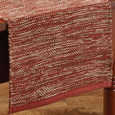 Park Designs Ashfield Yarn Table Runner - 54''L - Red