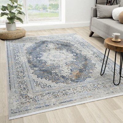 Luxe Weavers Valencia Vintage Medallion Indoor Area Rug