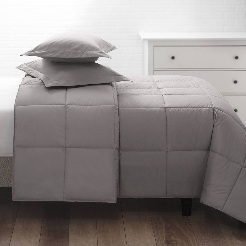 Cotton Twill Down Comforter - Allied Home, 4 of 5