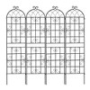NicBex Garden Trellis for Climbing Plants Outdoor Metal Trellis Anti-Rust Garden Trellis Netting for Garden - 2 of 4