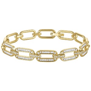 Ivy Sharpe 14K Gold Over Brass Cubic Zirconia Bracelet - 1 of 2