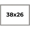 PosterPalooza | Slim Profile Silver Picture Frame - UV Acrylic, Backing Board, Hanging Hardware Included - 2 of 4
