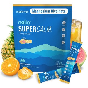 Nello Supercalm Calming Drink Mix Supplement Powder - Tropical Tangerine - 20ct - 1 of 4