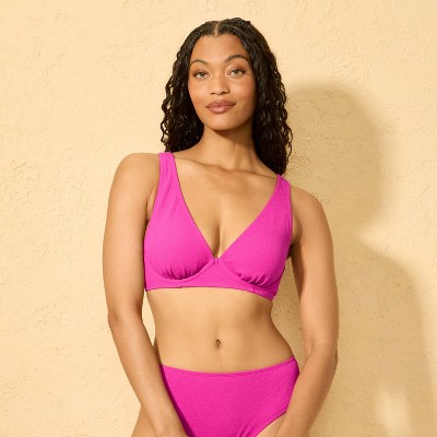 Women's Plunge Underwire Bikini Top - Shade & Shore™ Pink