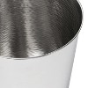 happimess Remi Modern Classic Textured Steel 2-Gallon Wastebasket - 4 of 4