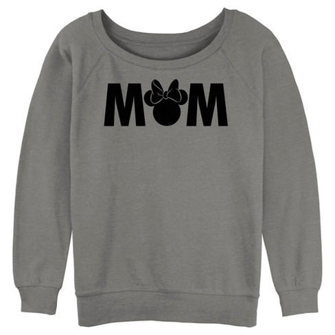 Junior's Mickey & Friends Mother's Day Minnie Mouse Mom Sweatshirt - image 1 of 4