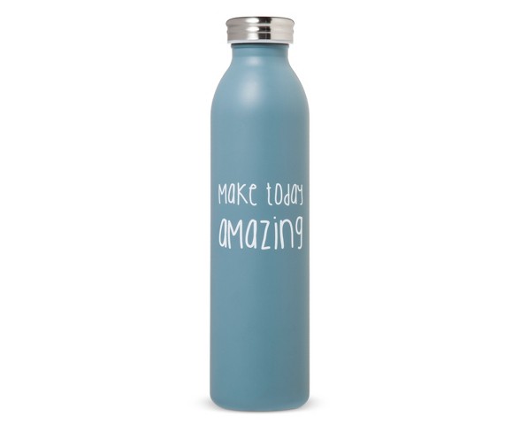 20oz Stainless Steel Insulated Retro Water Bottle - Teal Matte