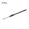 Unique Bargains Detail Nylon Hair Miniature Painting Brush 5 Pcs - 3 of 4