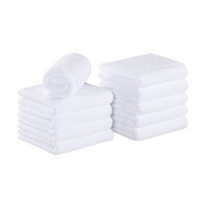 Arkwright Microfiber Coral Fleece Salon Towels (Pack of 10) - Bleach Safe Resistant Hair Drying Towel, 16 x 27 in. - 1 of 4