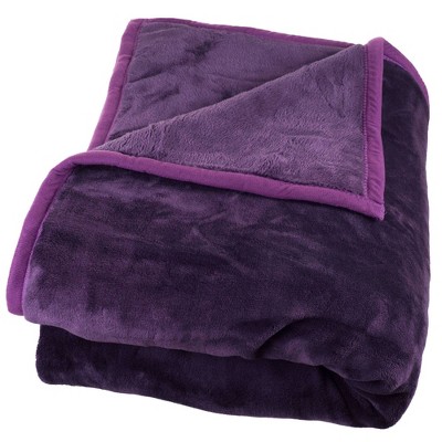 Purple discount fluffy blanket