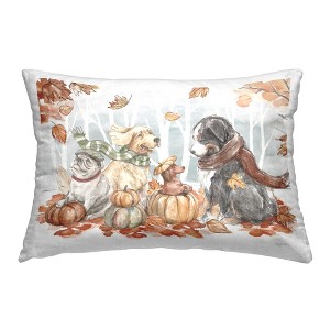 Stupell Industries Autumn Fun Dogs - 1 of 3