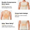 NEBILITY Compression Shirt for Men Slimming Undershirt Body Shaper Tank top for gynomastica Sleeveless Shapewear Vest Men - 2 of 4