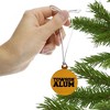 Towson University Tigers Alumn Mini Small Tiny Wood Christmas Tree Holiday Ornament - 2 of 4