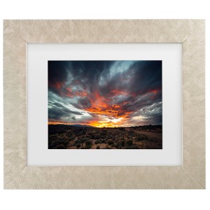 Trademark Fine Art - Marco Germinario Sunset In Arizona Matted Framed Art - 1 of 4