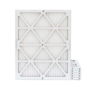 Aerostar 21.5x23.375x1 MERV 8 Furnace Air Filter – 6-Pack, Pleated Electrostatic