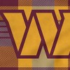 NFL Washington Commanders Plaid Steel Royal Plush Faux Shearling Blanket - 2 of 2