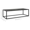 vidaXL Coffee Table Black and transparent - 4 of 4