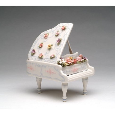 Kevins Gift Shoppe Hand Crafted Ceramic Grand Piano Music Box - image 1 of 3