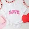Simply Sage Market Love Varsity Hearts Short Sleeve Graphic Tee - 3 of 4