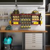 Modular Wall-Mounted Power Tool Organizer with Charging Station, Heavy-Duty Drill Rack with Hooks and 8-Outlet Holder - 3 of 4