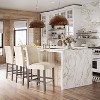 Laura Wooden Counter Height Barstool - CorLiving - 2 of 4