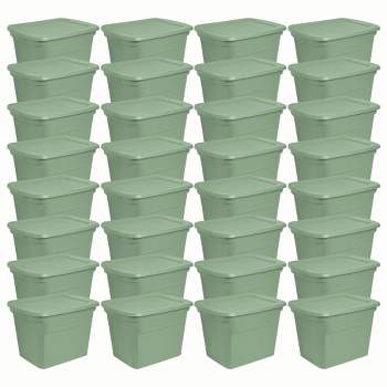 Sterilite 18 Gal Stackable Storage Box Container w/ Handle
