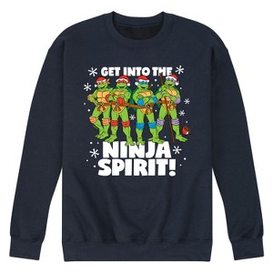 Men's - Teenage Mutant Ninja Turtles - Get Into The Ninja Spirit Graphic Fleece Sweatshirt - 1 of 4