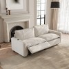 WJSHome 85'' Loveseat Power Recliner Sofa with Footrest, Oversized Cloud Modular Sectional Reclining Couches for Living Room - 2 of 4
