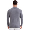 INSPIRE CHIC Men's Long Sleeve Solid Color Pullover Business Knitted Polo Shirt - 3 of 4
