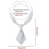 INSPIRE CHIC Women's Pre-tied Solid Color Adjustable Short Tie - 2 of 4