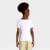Wicked x Katie Kime Girls' Short Sleeve Pointelle Graphic T-Shirt - White - 3 of 4