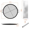 Fire Pit Cooking Grill Grate, X-Marks Fire Pit Grill Cooking Grate, Portable Camping Cookware with Handle - 2 of 4