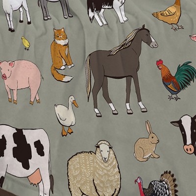 animals printed